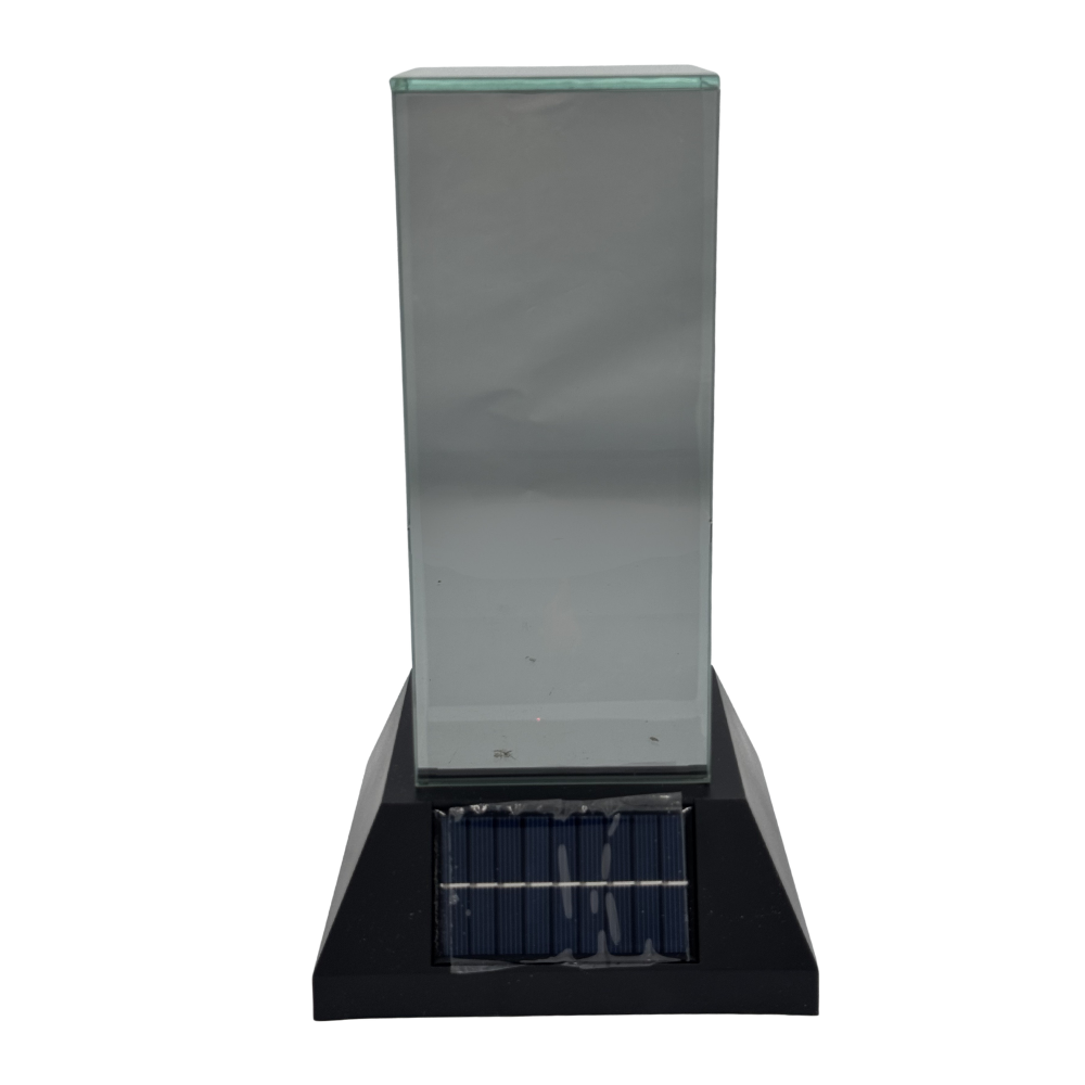 Znicz lustrzany 3D lampion przestrzenny SOLARNY nieskończony płomień 27,5cm (5).png