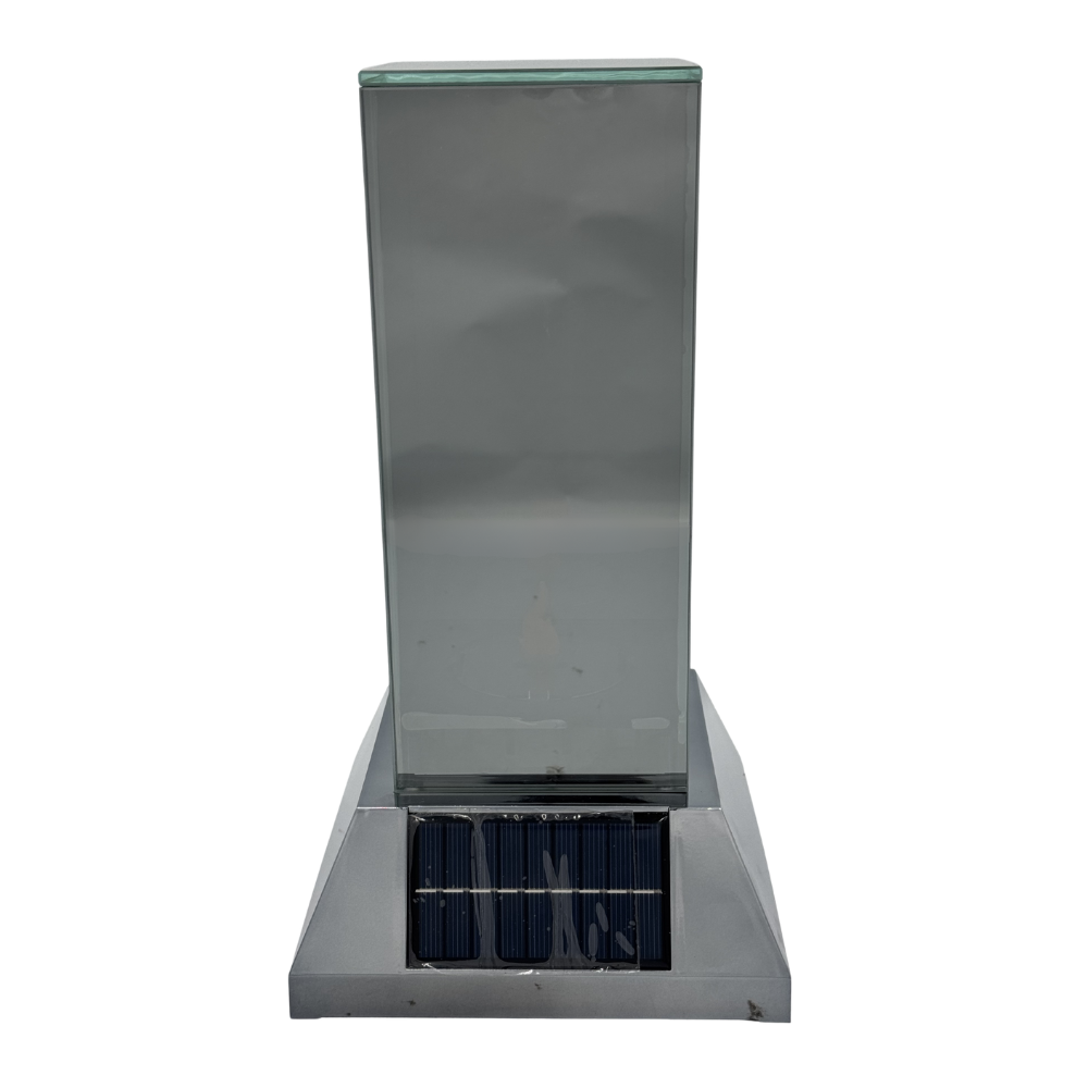 Znicz lustrzany 3D lampion przestrzenny SOLARNY nieskończony płomień 27,5cm (8).png