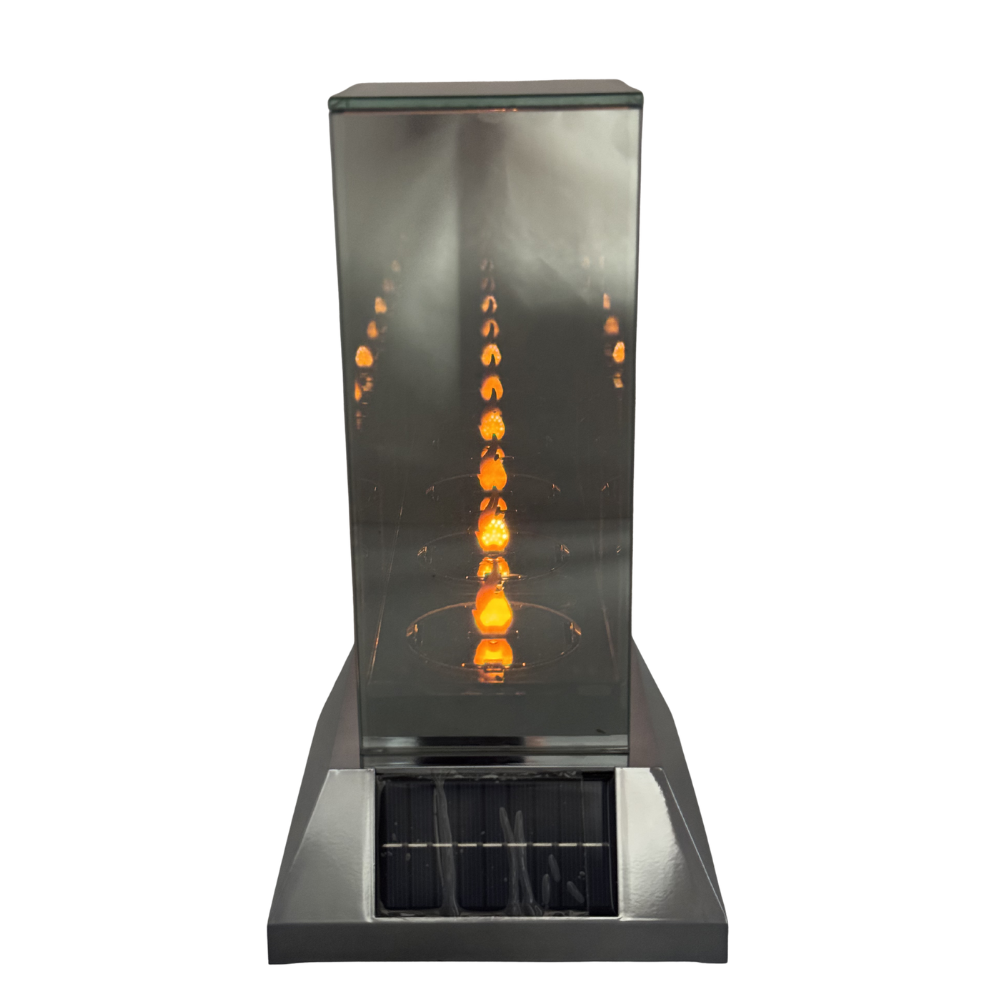 Znicz lustrzany 3D lampion przestrzenny SOLARNY nieskończony płomień 27,5cm (11).png