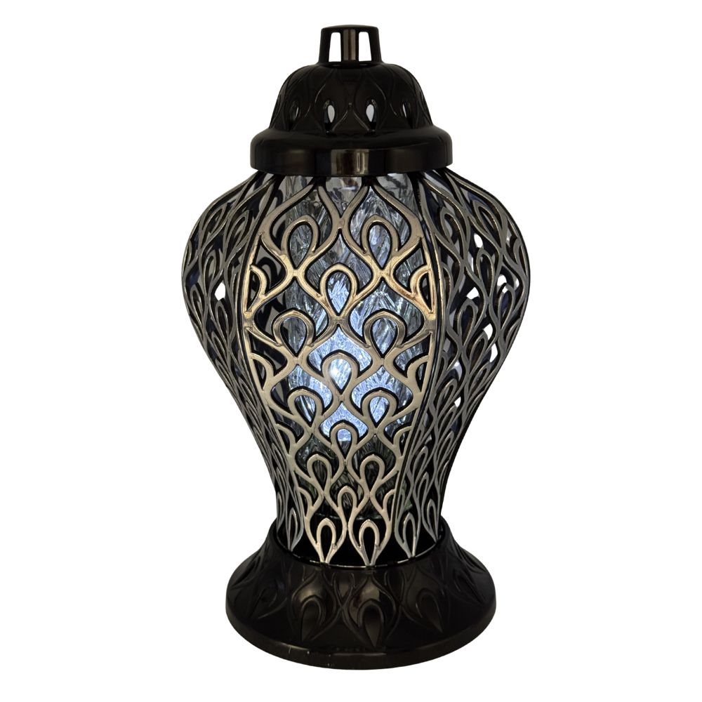 Znicz Ażurowy Premium Nowoczesny Lampion Nagrobny 36cm (4).jpg