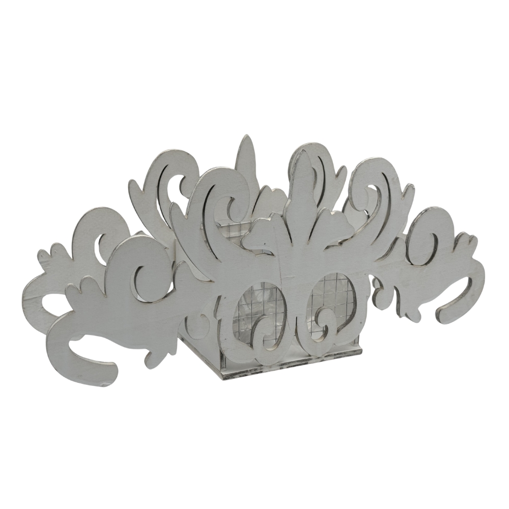 Osłonka florystyczna Ornament Elegancka Baza Kosz do kompozycji nagrobnych (2).jpg