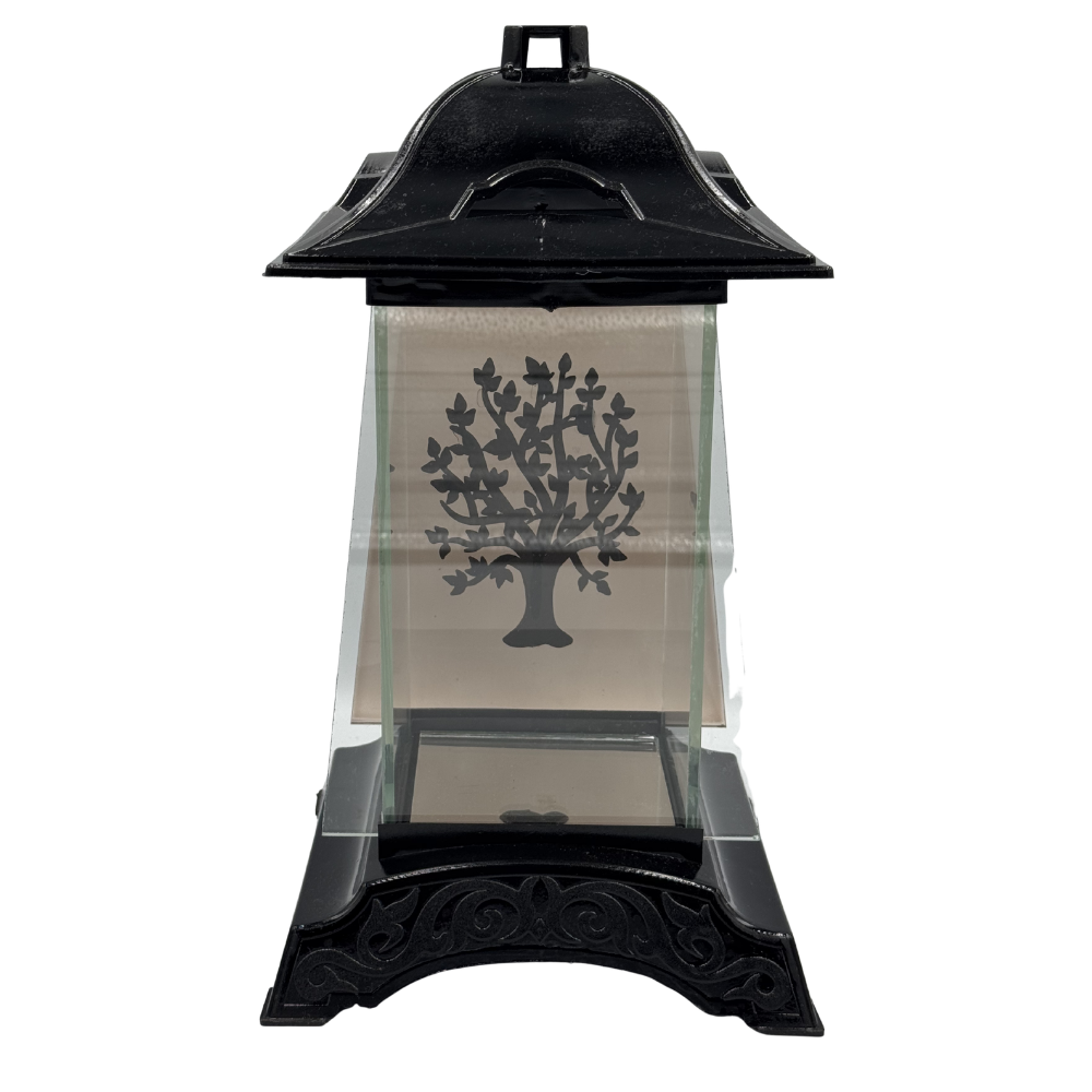 Znicz Nagrobny Kapliczka z Drzewem Życia Elegancki Lampion Pamięci 30cm (3).png