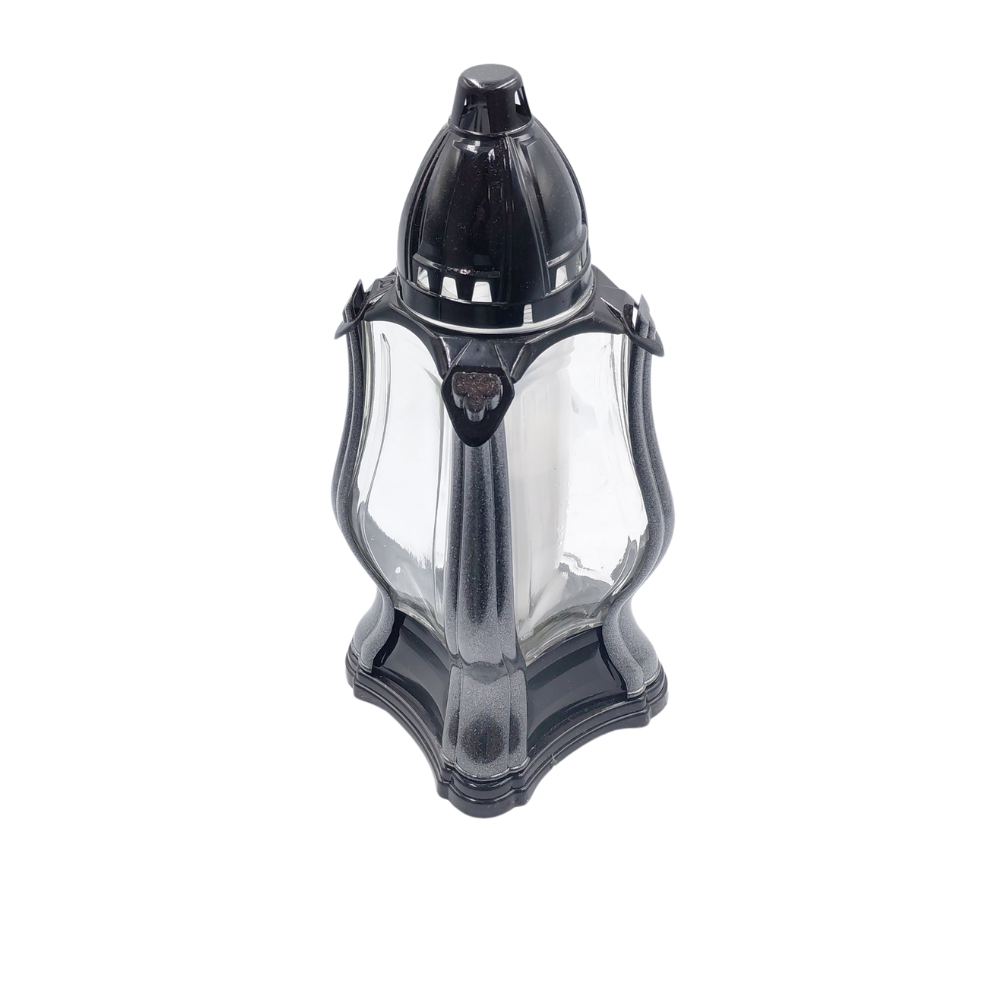 ELEGANCKI ZNICZ NAGROBNY CZARNY – KLASYCZNY LAMPION (2).png