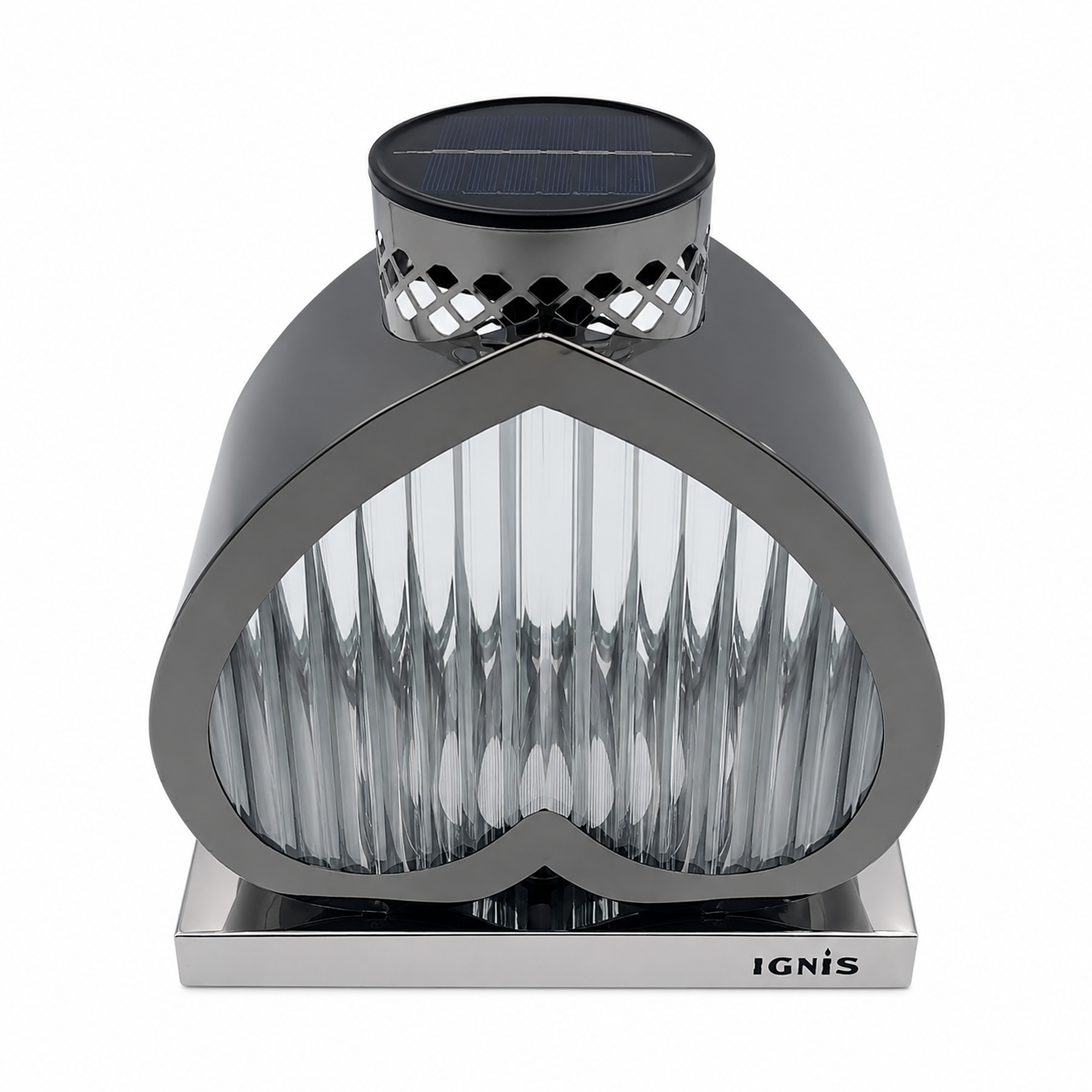 Znicz solarny SERCE IGNIS – elegancki model w dwóch kolorach