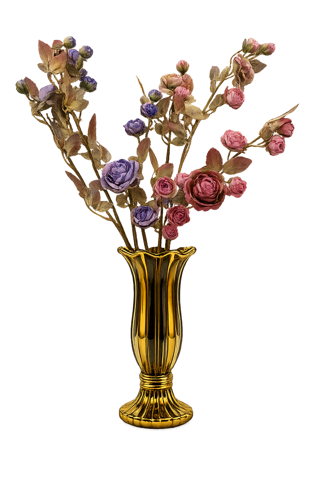 Gałązka „Retro Rose” – dekoracyjna 75 cm 2 kolory
